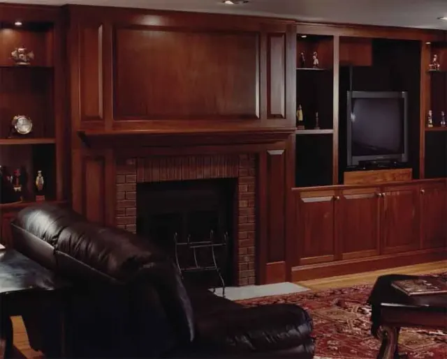 Mahogany Fireplace Surround
