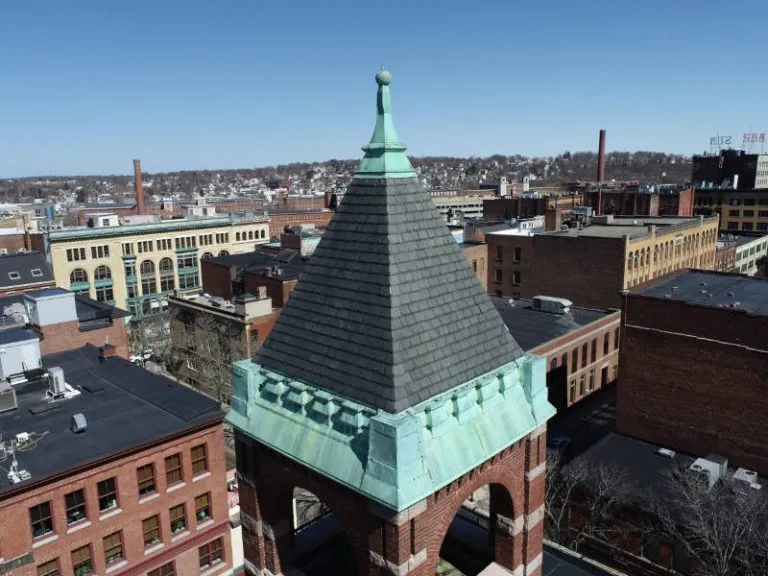 Tower roofing
