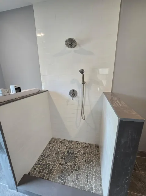New Construction Residential Shower by Smith Solutions Plumbing in Grafton MA.png