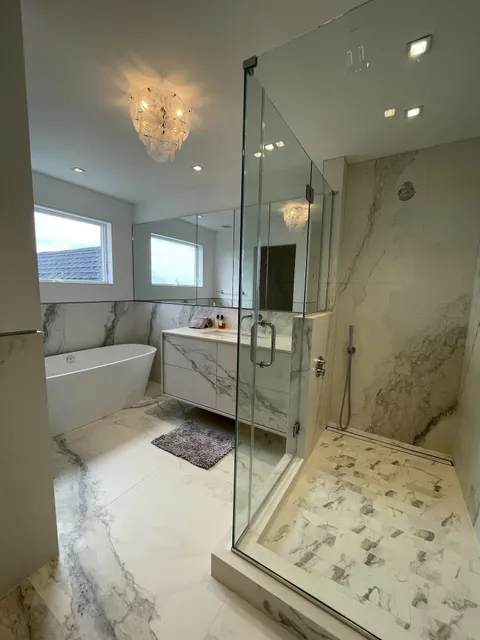 Completed interior finish work
