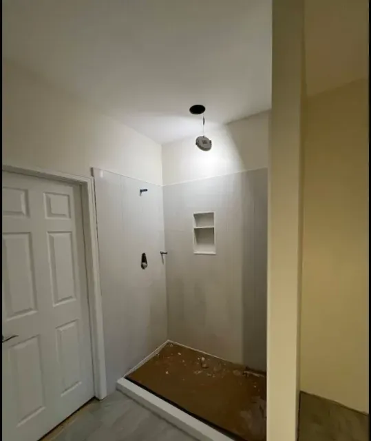 Entryway ceiling, fresh paint