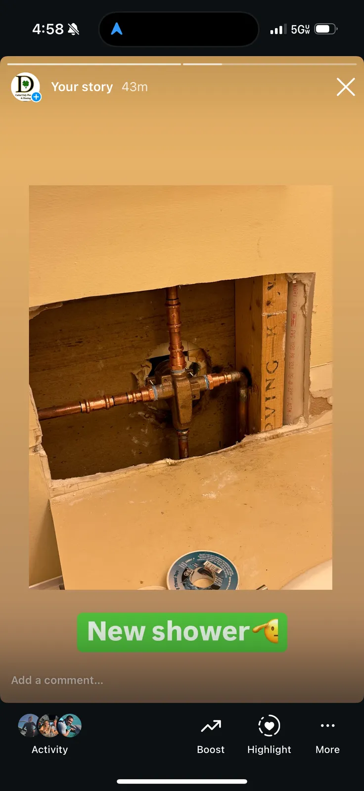 work photo from Google listing