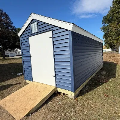 Custom-built backyard shed