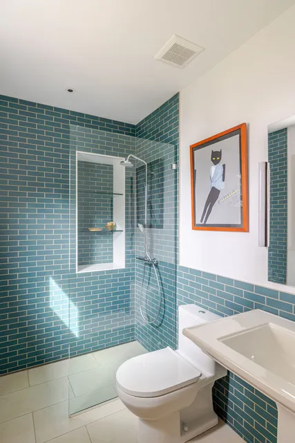 A custom shower to the clients specifications
