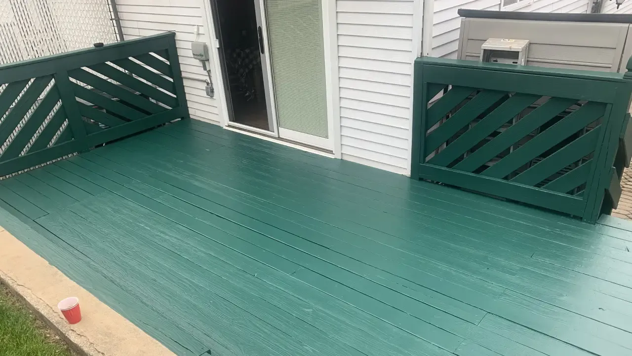 arcadia painting co. southampton, ma. deck painting