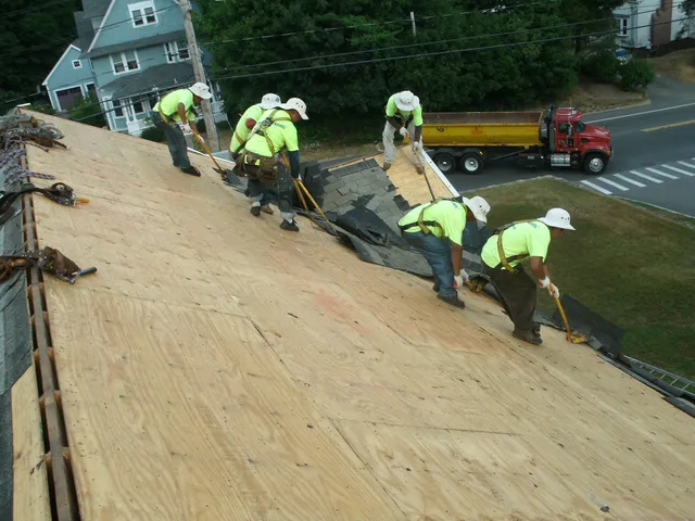 D.R. Roof work photo
