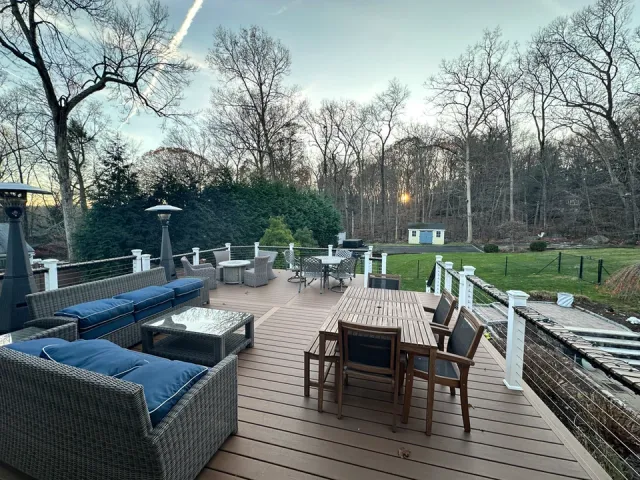 Entertaining Deck, Elevated Outdoors |  Stamford, CT