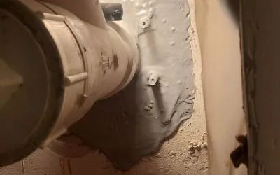 Foundation Wall Pipe Penetration Waterproofing