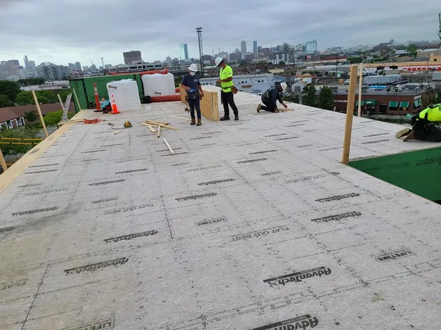Roof replacement — before