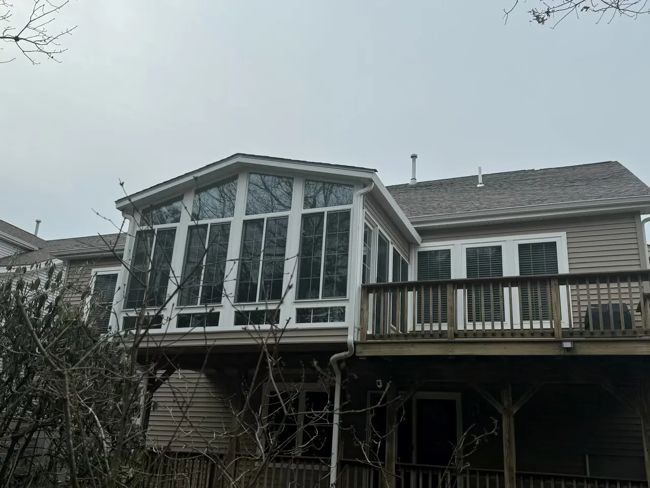 photo of roofing job completed