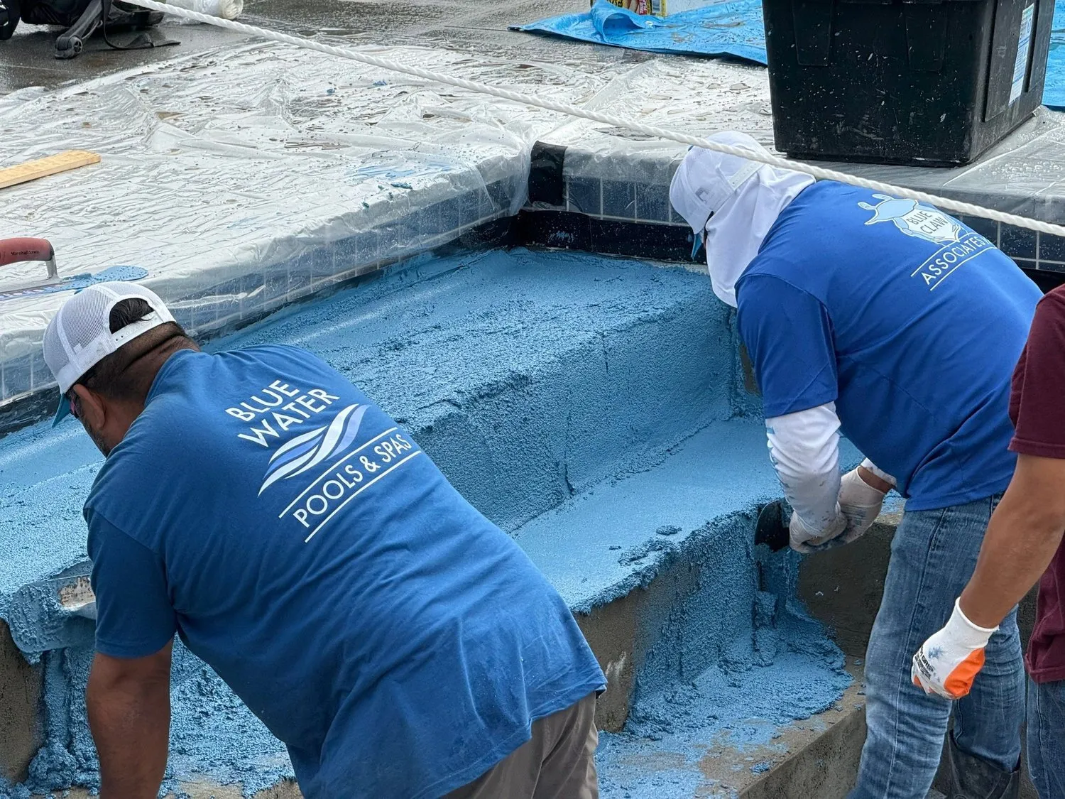work photo from bluewaterpoolsspas.com