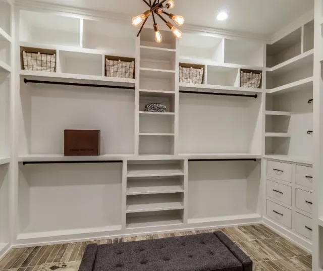 Custom handcrafted built-in bookshelves and interior storage cabinetry in Mattapoisett, MA, by CLC And Sons.