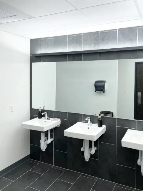 corporate bathroom lighting