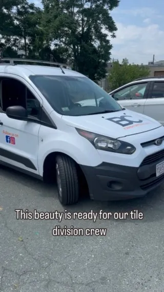 New van for our tile division crew! Let’s go
