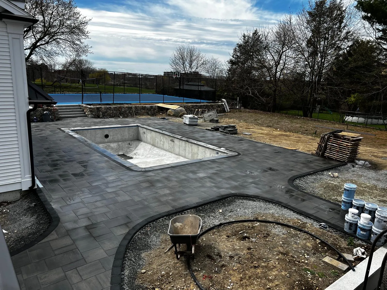 Green lush landscape construction Rockland