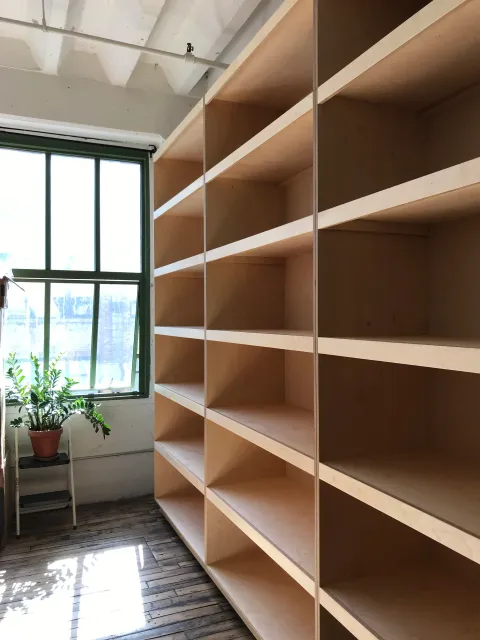 Brooklyn Custom Studio Shelving.JPG