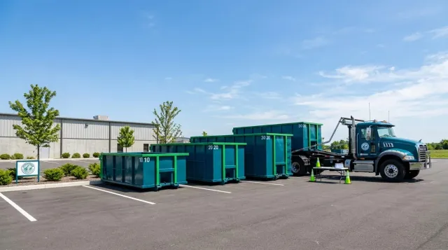 Range of roll-off dumpster sizes available for rent in Concord, New Hampshire