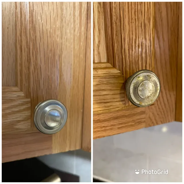 Precise Detail Cleaning of Cabinets