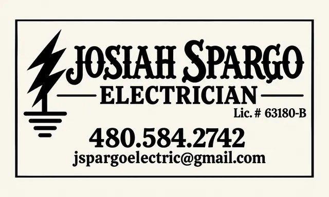 Josiah Spargo Electrician work photo