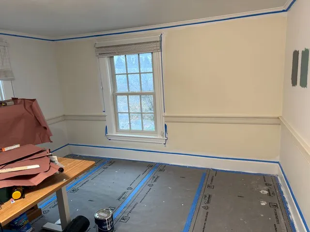 Shower and surround repair work in progress