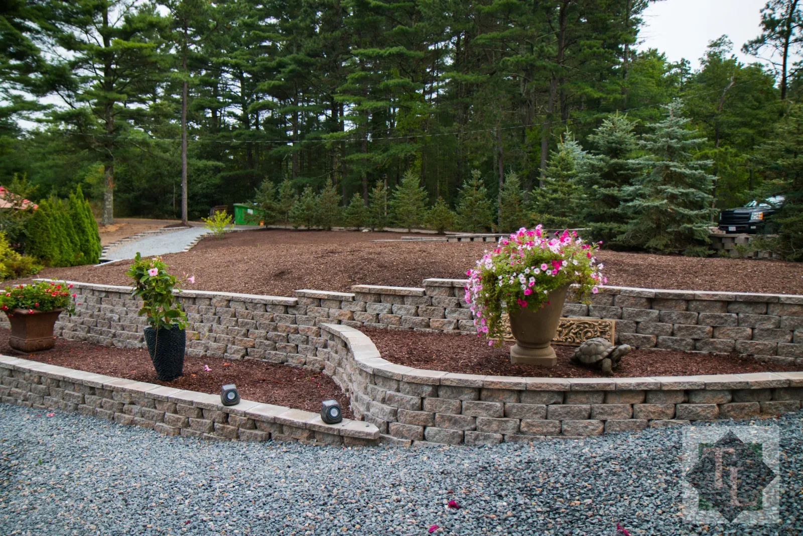 2 Tiered Wall