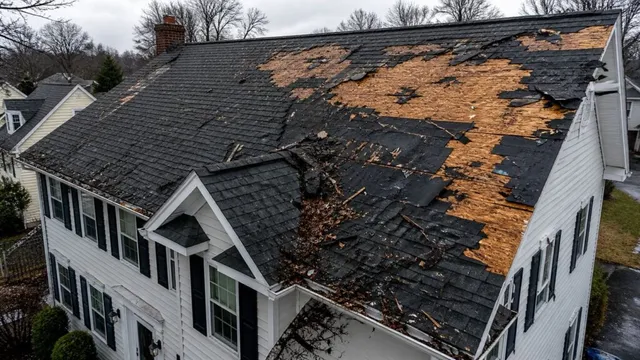Storm Damage Roof Repair in Connecticut