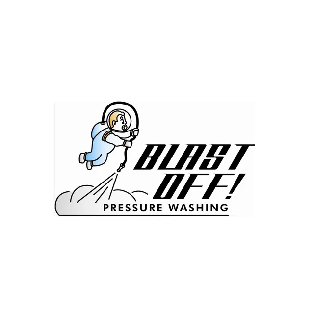 BLAST OFF! PRESSURE WASHING logo