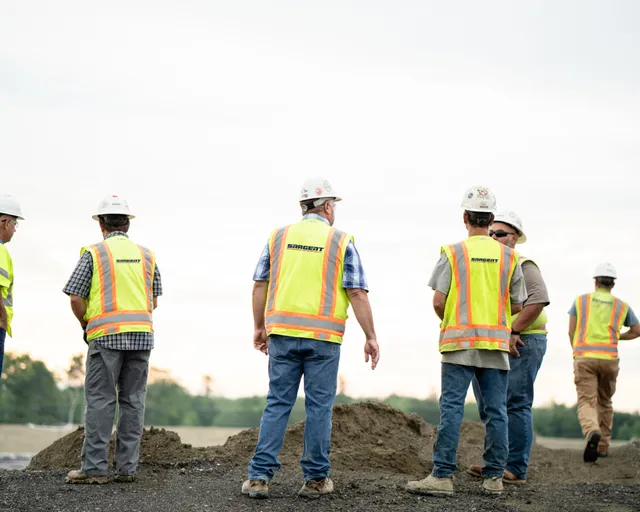 Sargent's Crew Wearing Construction Safety Uniform