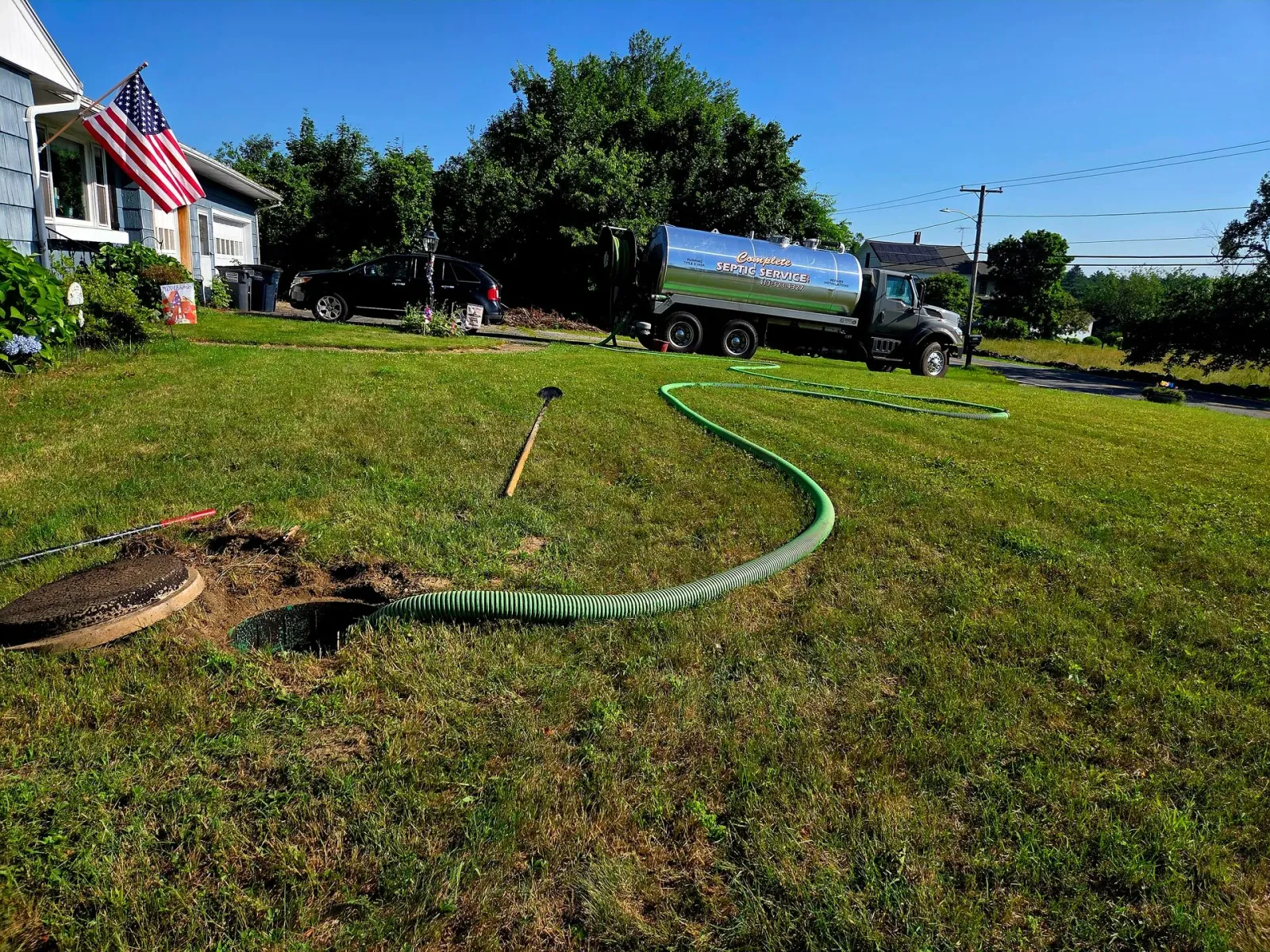 Septic tank pumping service in Ware MA