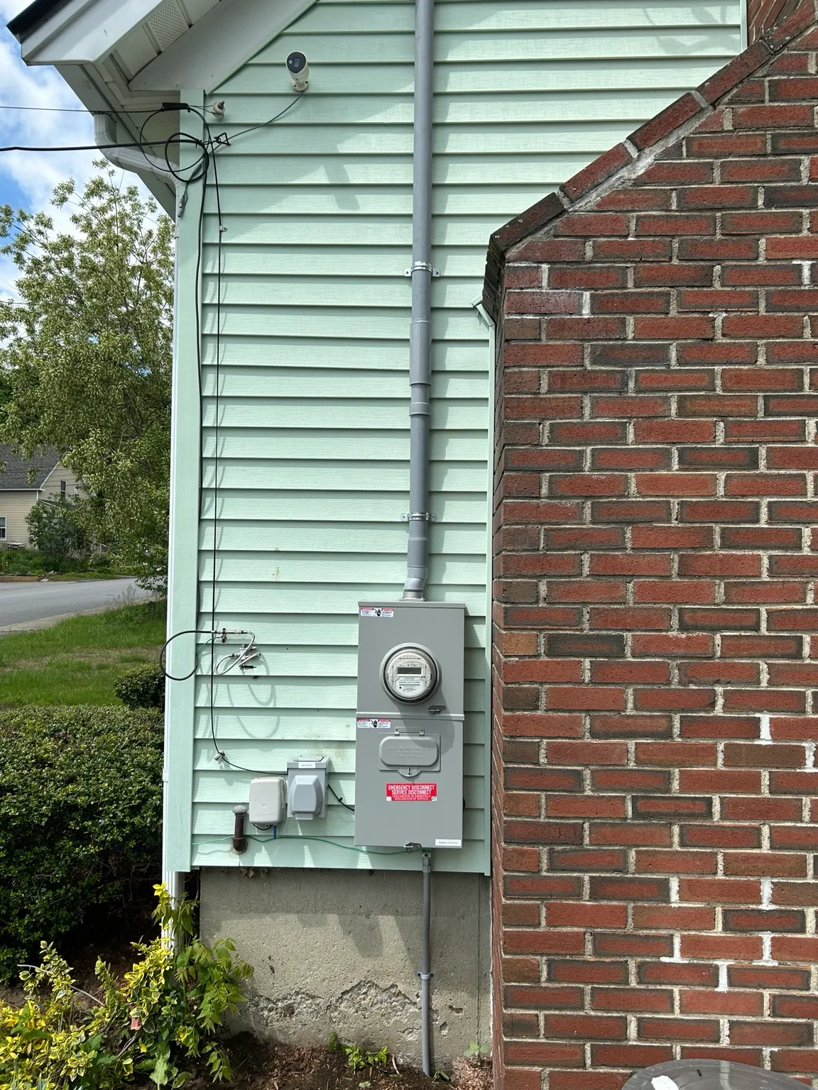 Electrical service installation