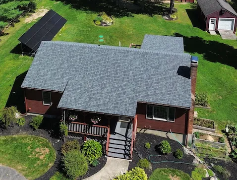 Roof Replacement with Owens Corning Estate Grey Shingles