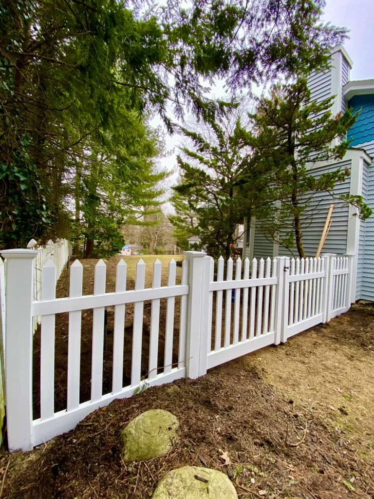 White picket fence residential