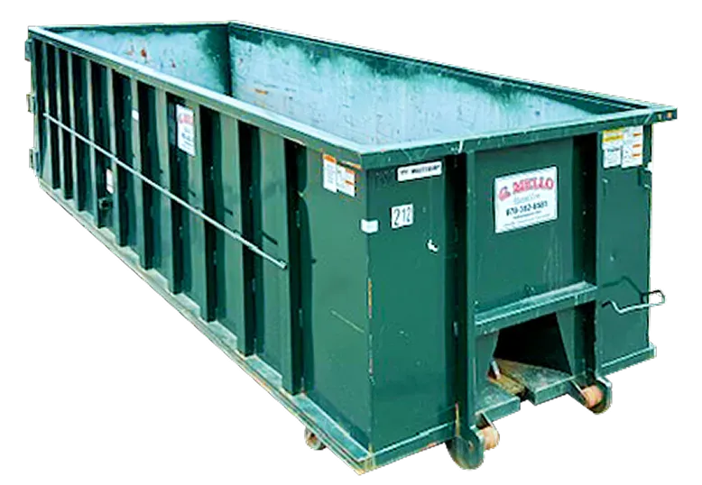 30-yard G. Mello roll-off container