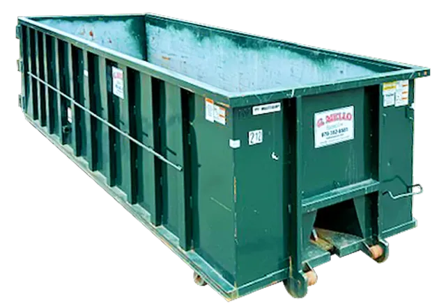 30-yard G. Mello roll-off container