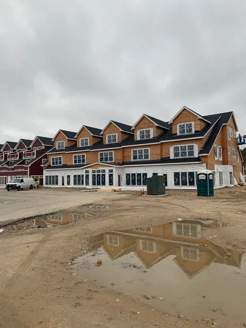 Large custom residential building under construction