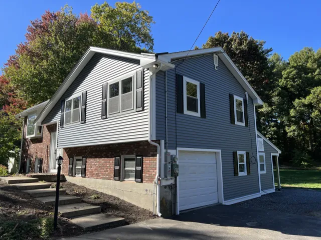 Split-Level Siding Replacement thumbnail - Siding project in Natick, MA