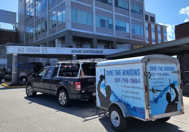 Commercial window cleaning services  in Southern Main.