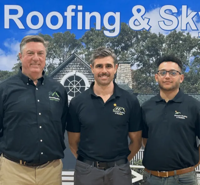 Pinnacle Roofing & Skylights team members standing together