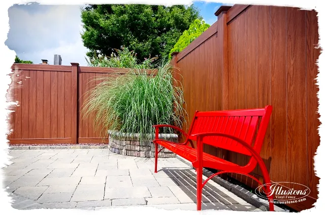 Rickert Fence of Killingworth CT installs Illusions Vinyl Fence