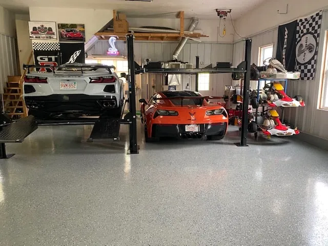 Luxury Garage With Epoxy Floors