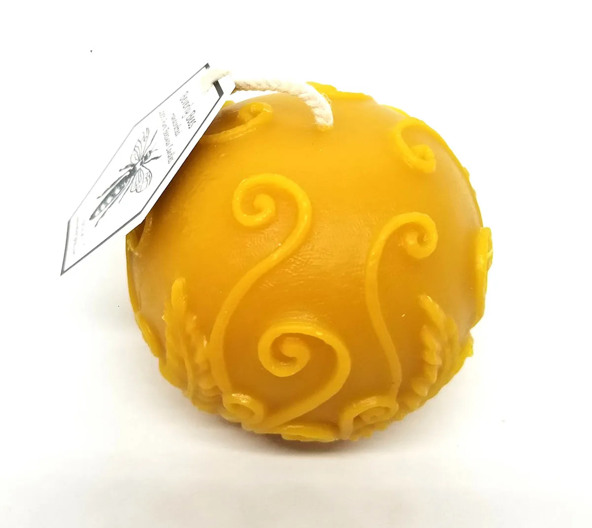 Beverly Bees Rustic Fern Ball Candle
