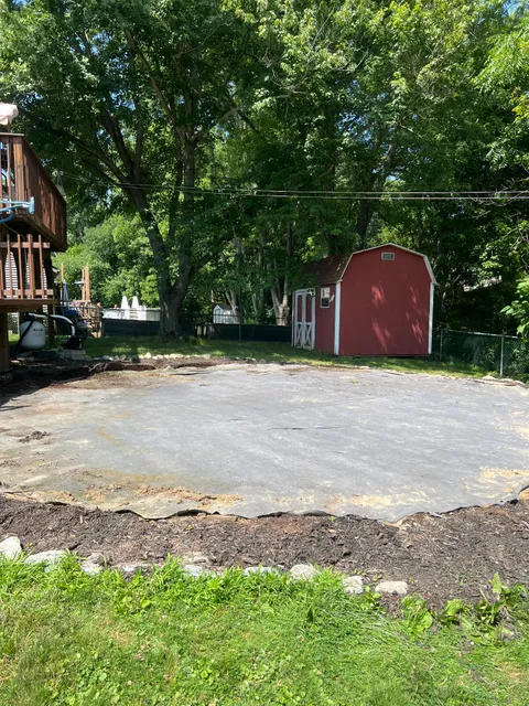 Above-ground pool removal: after removal