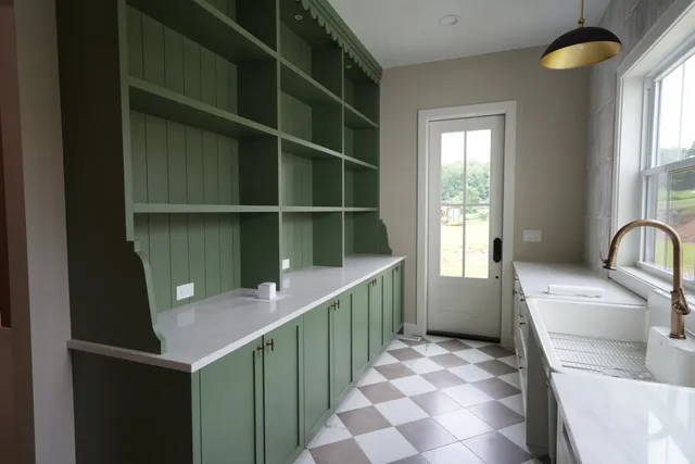 Custom pantry. Built for beauty and storage.  #CustomPantry #PantryDesign #PantryGoals #CustomCabinets #CabinetMaker