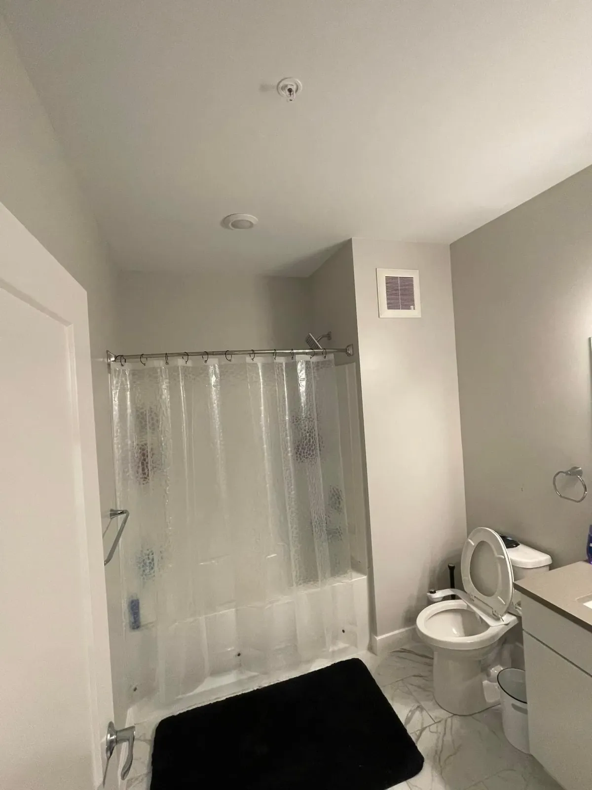 Bathroom after a D&L reset