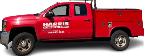 Harris Truck, Red with White Lettering