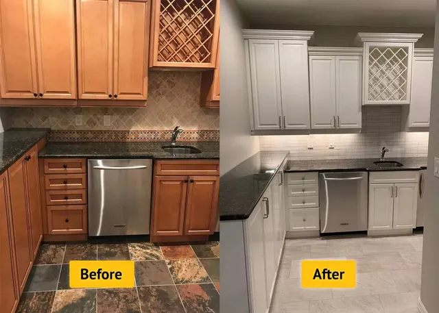 Painting Kitchen Cabinets LLC work photo