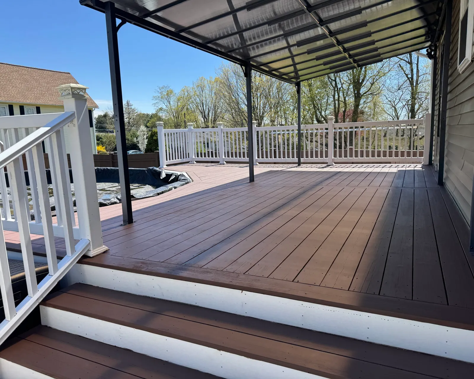 Deck Painting in Central Massachusetts - WPM Painting