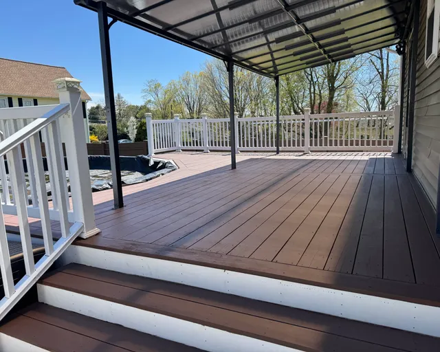 Deck Painting in Central Massachusetts - WPM Painting