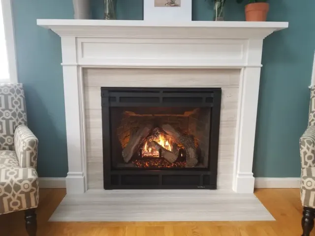 A Fallon's Home & Hearth indoor installation