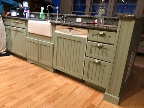 Kitchen cabinet painting